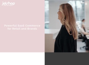 How jetshop.se looks like on a tablet such as an iPad.