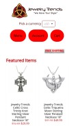 How jewelrytrends.com looks like on a mobile device such as an iPhone.