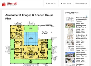 How jhmrad.com looks like on a tablet such as an iPad.