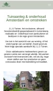 How jlu-tuinen.nl looks like on a mobile device such as an iPhone.