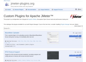 How jmeter-plugins.org looks like on a tablet such as an iPad.