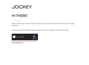 How jockey.com looks like on a tablet such as an iPad.