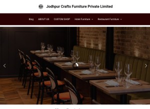 How jodhpurcraft.in looks like on a tablet such as an iPad.