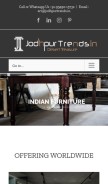 How jodhpurtrends.in looks like on a mobile device such as an iPhone.