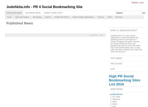 How jodohkita.info looks like on a tablet such as an iPad.