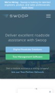 How joinswoop.com looks like on a mobile device such as an iPhone.