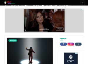 How jokerwallpapers.xyz looks like on a tablet such as an iPad.