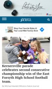 How journalnow.com looks like on a mobile device such as an iPhone.
