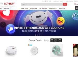 How joybuy.com looks like on a tablet such as an iPad.