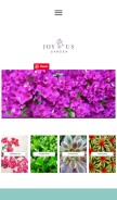 How joyusgarden.com looks like on a mobile device such as an iPhone.