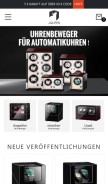 How jqueenwatchwinders.de looks like on a mobile device such as an iPhone.