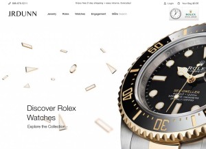 How jrdunn.com looks like on a tablet such as an iPad.