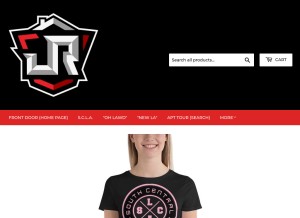 How jrwrightsapt.com looks like on a tablet such as an iPad.