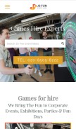 How jsfuneventhire.co.uk looks like on a mobile device such as an iPhone.