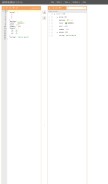 How jsoneditoronline.org looks like on a mobile device such as an iPhone.
