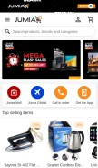 How jumia.ug looks like on a mobile device such as an iPhone.
