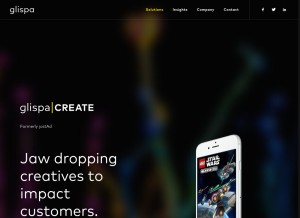 How justad.mobi looks like on a tablet such as an iPad.