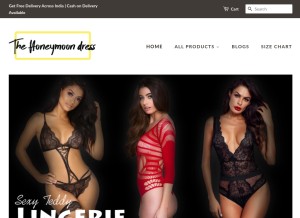 How justbeingsexy.com looks like on a tablet such as an iPad.