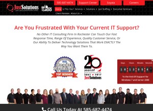 How justinc.com looks like on a tablet such as an iPad.