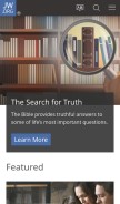 How jw.org looks like on a mobile device such as an iPhone.