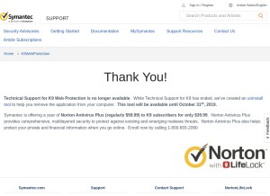 How k9webprotection.com looks like on a tablet such as an iPad.