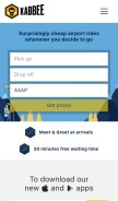 How kabbee.com looks like on a mobile device such as an iPhone.