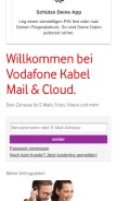 How kabelmail.de looks like on a mobile device such as an iPhone.