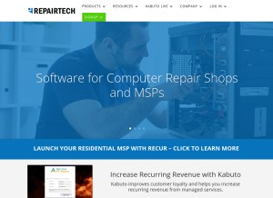 How kabuto.io looks like on a tablet such as an iPad.
