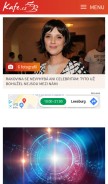 How kafe.cz looks like on a mobile device such as an iPhone.