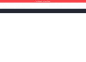 How kaldees.com looks like on a tablet such as an iPad.