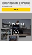 How kaltura.com looks like on a mobile device such as an iPhone.