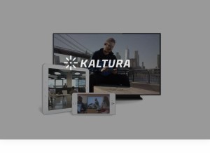 How kaltura.com looks like on a tablet such as an iPad.
