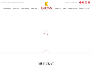 How kalyanjewellers.net looks like on a tablet such as an iPad.
