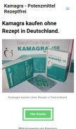 How kamagrakaufen.org looks like on a mobile device such as an iPhone.