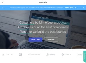 How kampyle.com looks like on a tablet such as an iPad.