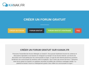 How kanak.fr looks like on a tablet such as an iPad.