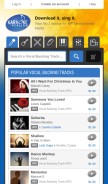 How karaoke-version.com looks like on a mobile device such as an iPhone.