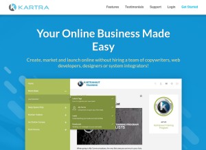 How kartratracking.com looks like on a tablet such as an iPad.