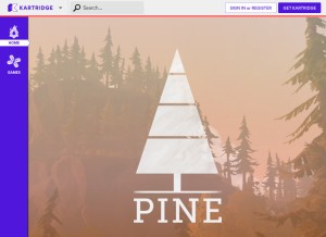 How kartridge.com looks like on a tablet such as an iPad.