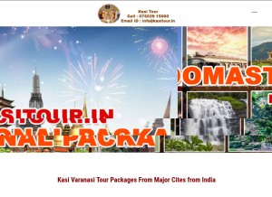 How kasitour.in looks like on a tablet such as an iPad.