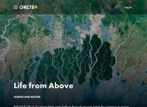How kcts9.org looks like on a tablet such as an iPad.