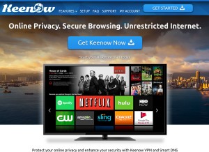 How keenow.com looks like on a tablet such as an iPad.
