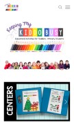 How keepingmykiddobusy.com looks like on a mobile device such as an iPhone.