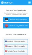 How keepvid.pro looks like on a mobile device such as an iPhone.