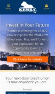 How kemba.com looks like on a mobile device such as an iPhone.