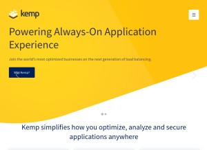 How kemptechnologies.com looks like on a tablet such as an iPad.