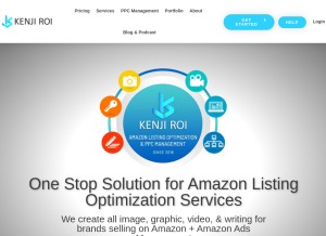 How kenjiroi.com looks like on a tablet such as an iPad.