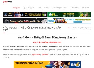 How keobong88.com looks like on a tablet such as an iPad.