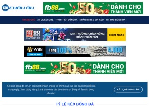 How keochauau.com looks like on a tablet such as an iPad.