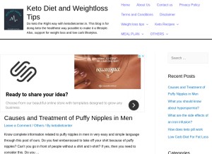 How ketodietcenter.in looks like on a tablet such as an iPad.